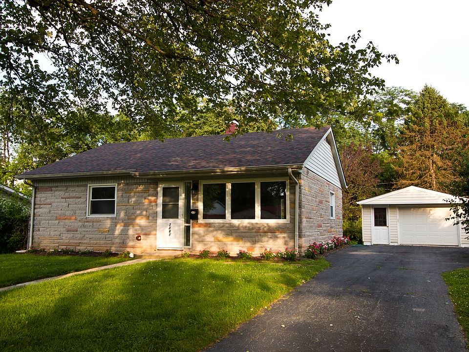 Front with garage