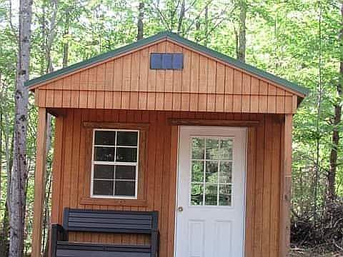 10×20 cabin in woods