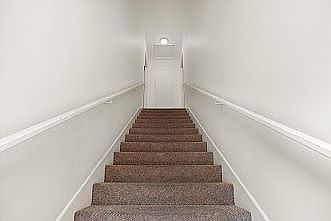 Stairs leading to entrance 