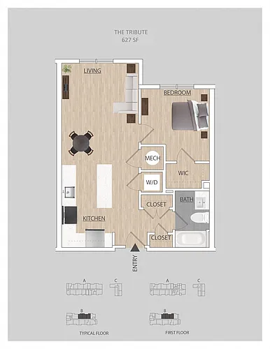 Floor plan The Tribute