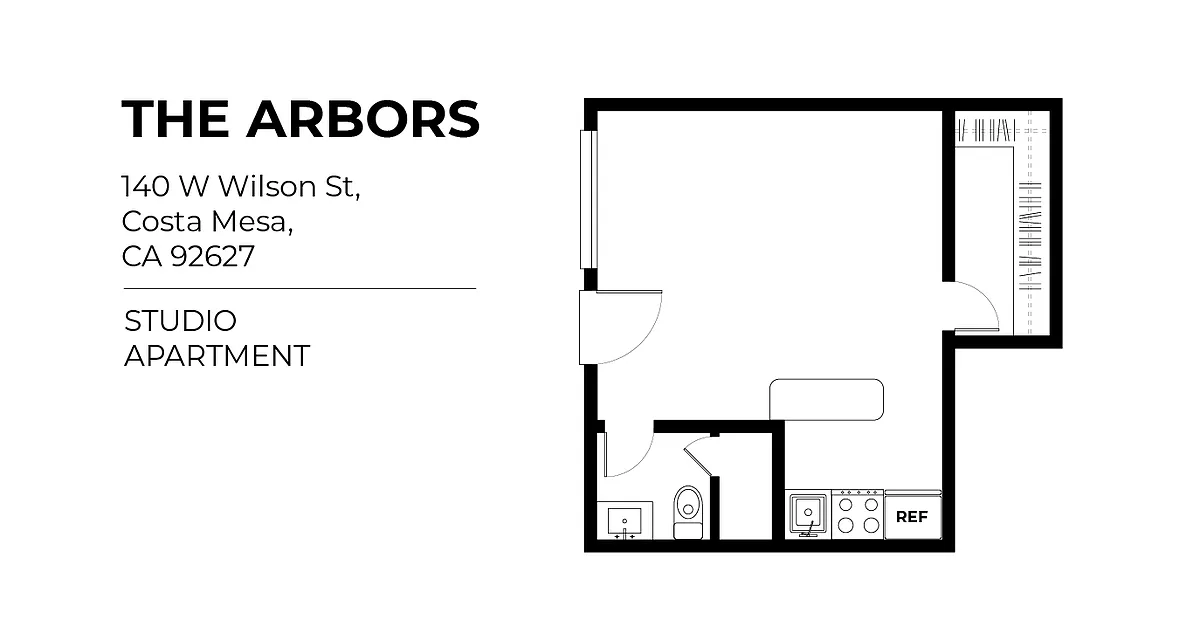 Floor plan Studio