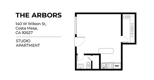 Floor plan Studio