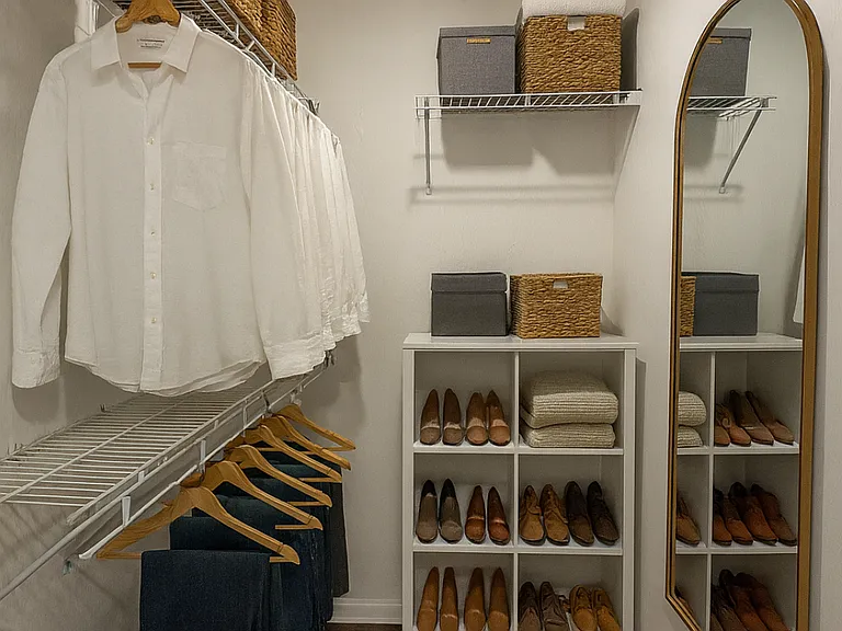 Walk in closets can have a personality