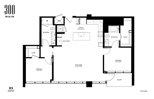 Floor plan B3