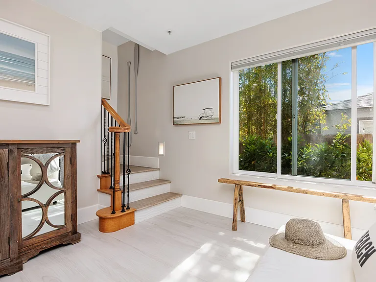 Stairs leading to upstairs bedrooms