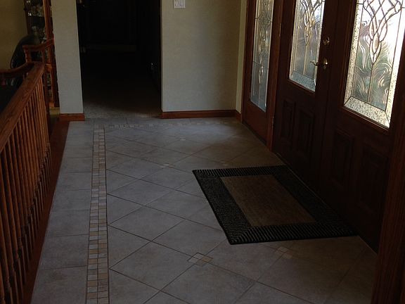 Tile Floor in Foyer