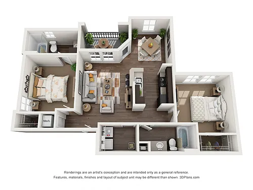 Floor plan B3