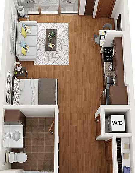 Floor Plan X | Domain | Apartments in Madison, WI Floor Plan X | Domain | Apartments in Madison, WI