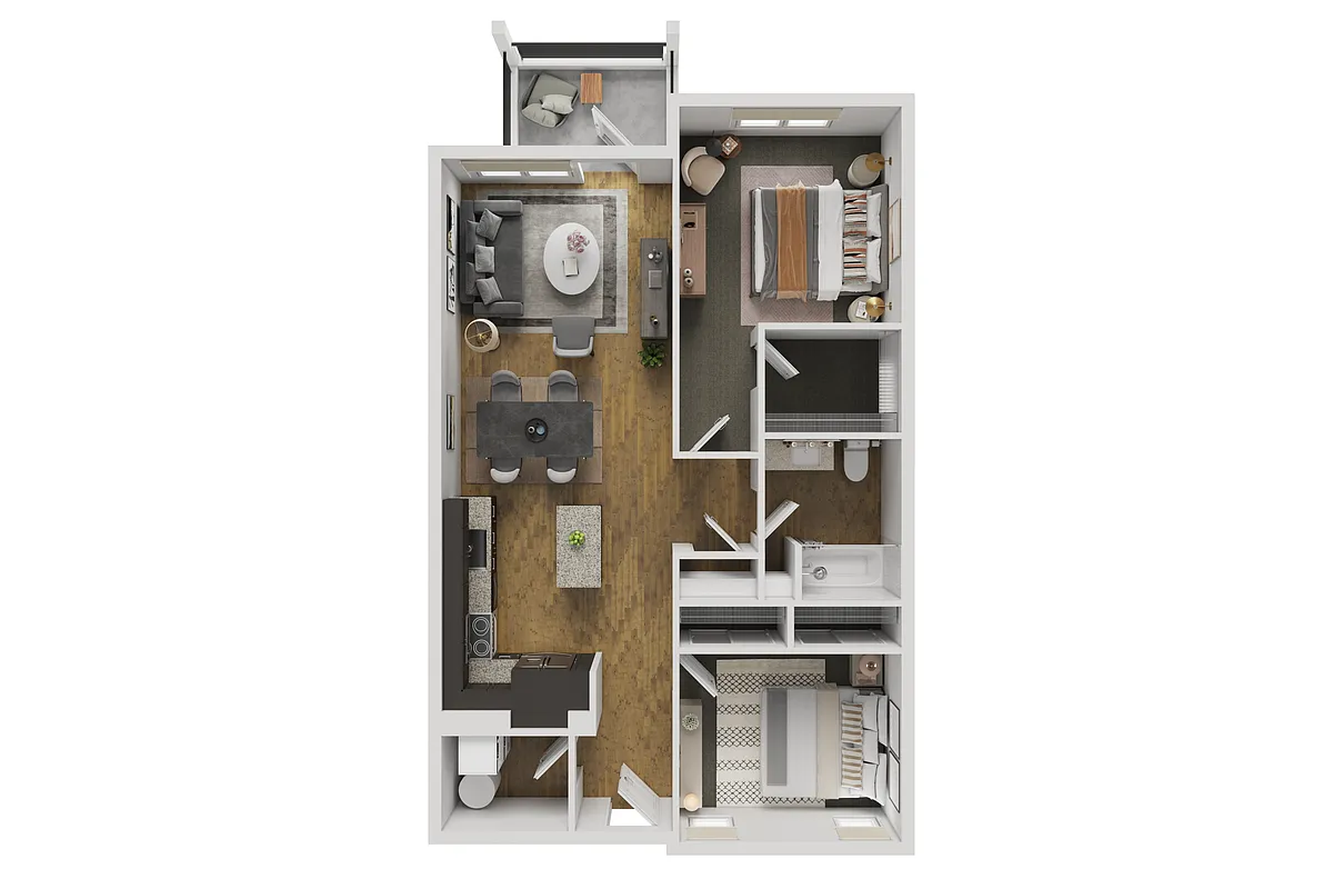 Floor plan 2X1 - B1