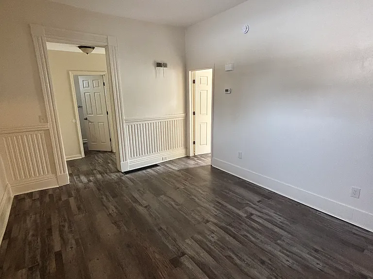 Living room from kitchen doorway.