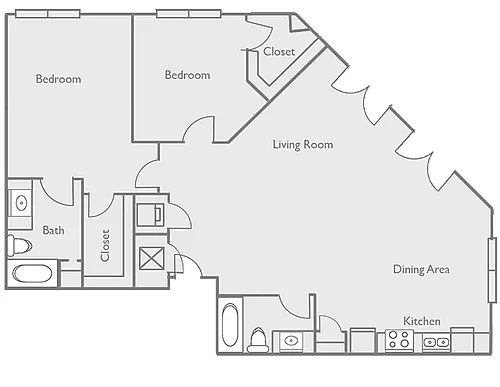 Floor plan B12 - B13