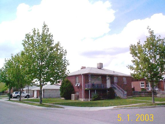 Two car garage with storage in back,