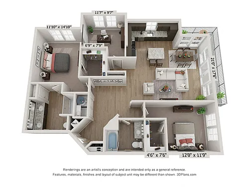 Floor plan B4 - Sapphire