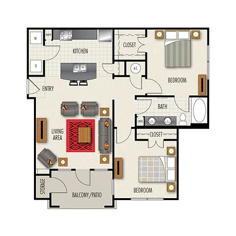 Floor plan B1W