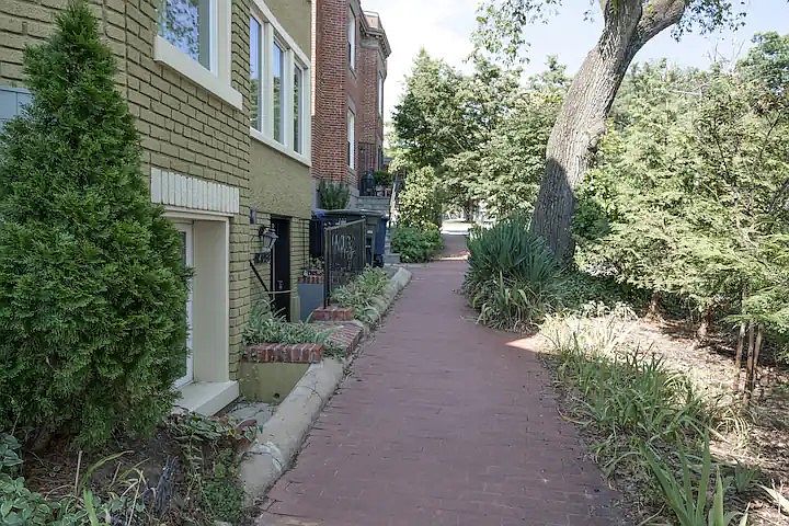 front of unit entrance