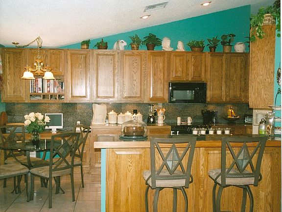 kitchen view from family rm