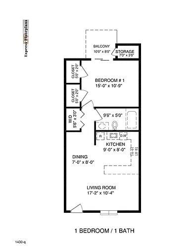 Floor plan Maple