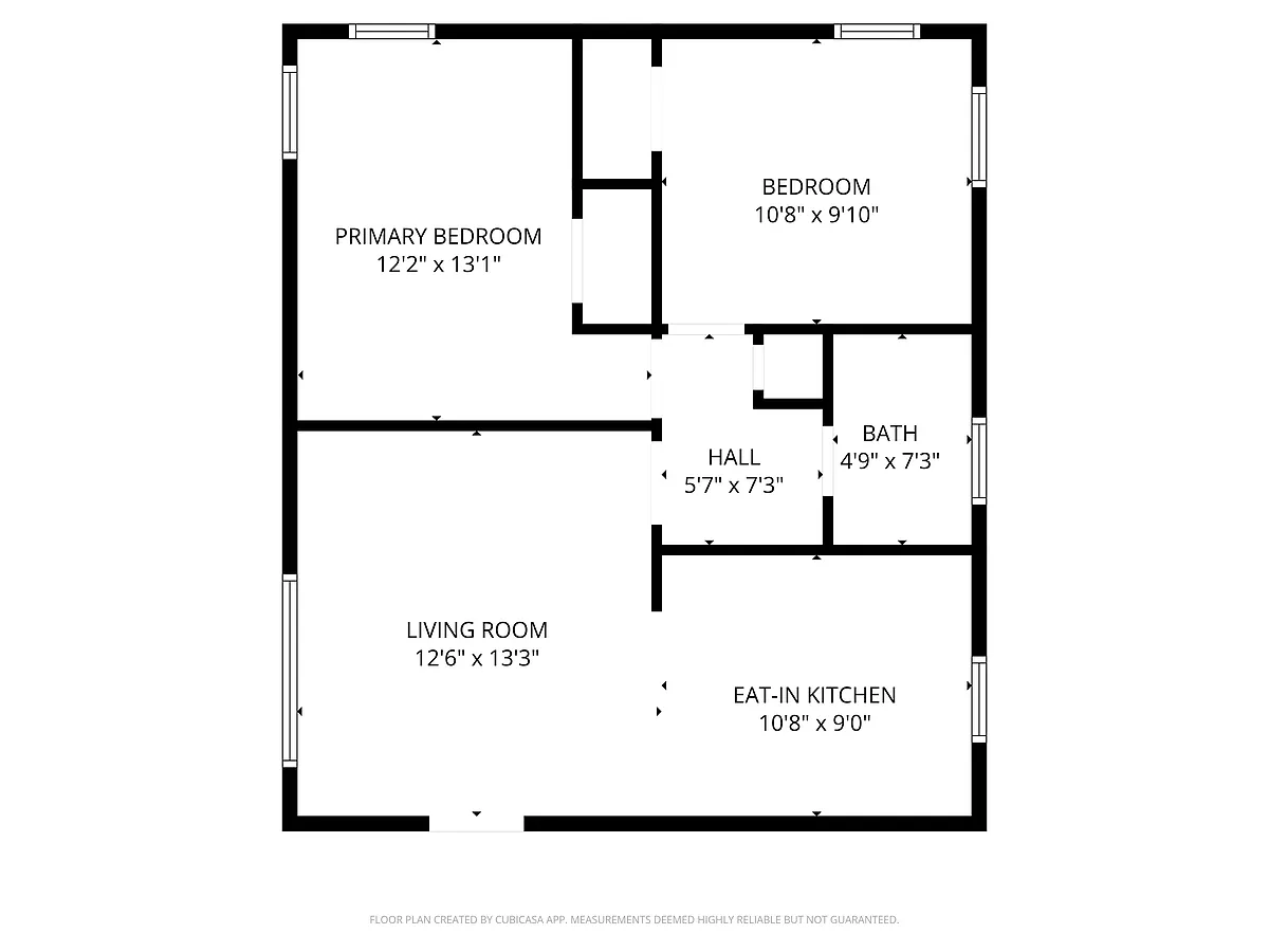 Floor plan Two Bedroom - B