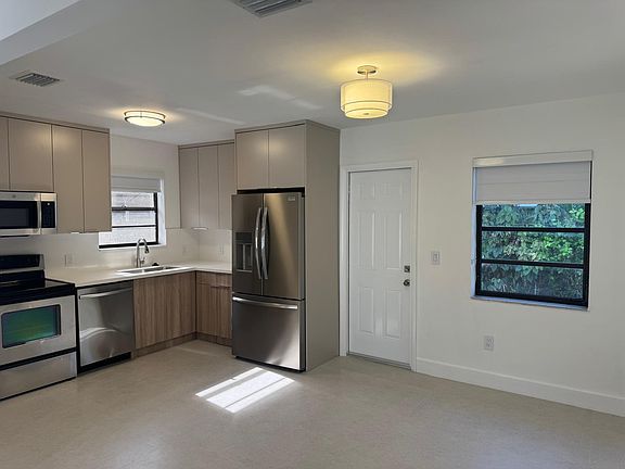 kitchen and dining room