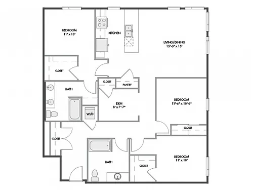 Floor plan D6D