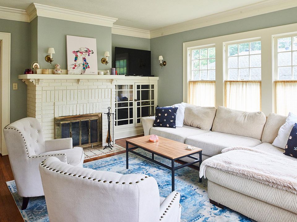 Living room from front door