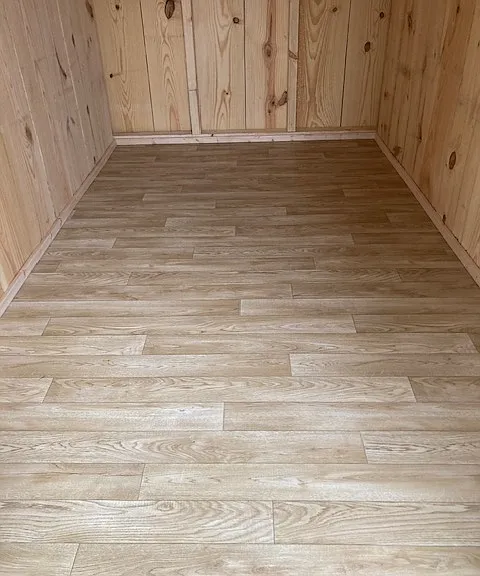 Inside of bicycle storage area