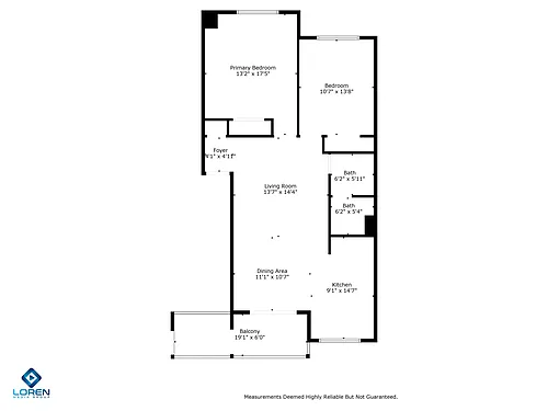 Floor plan 2 bedroom