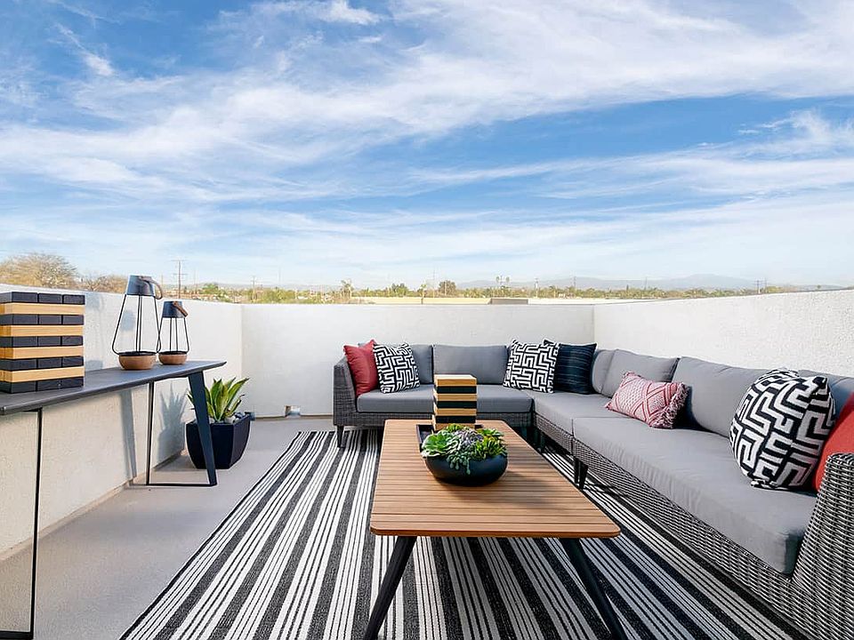 Cerise At Canvas Plan 3 Model Home Roof Deck