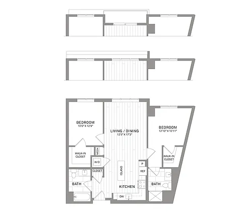 Floor plan B1B