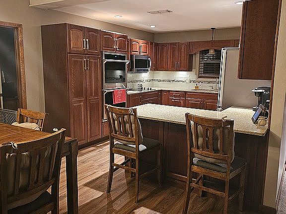 All stainless steel appliances