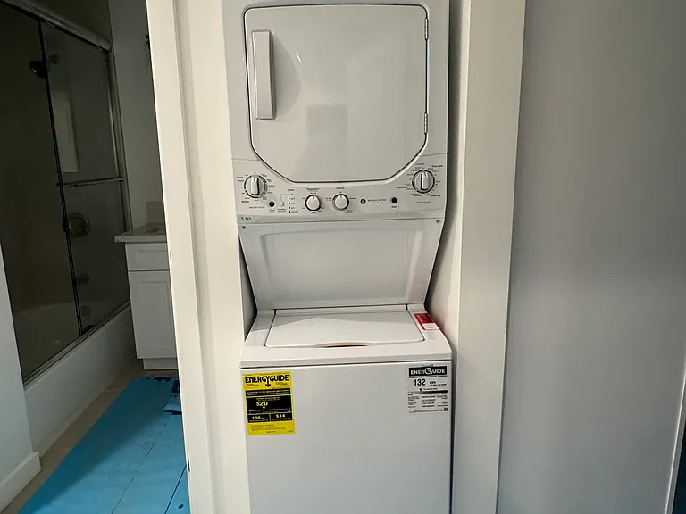 Exclusive in unit laundry