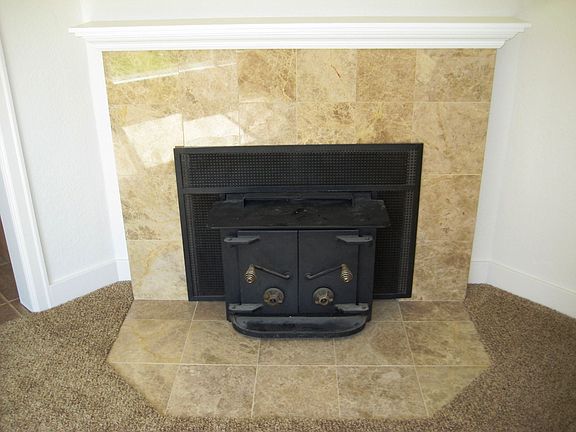 Tiled Fireplace