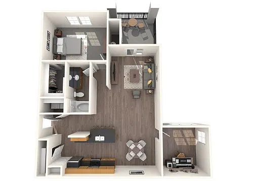 Floor plan The Lexington Renovated