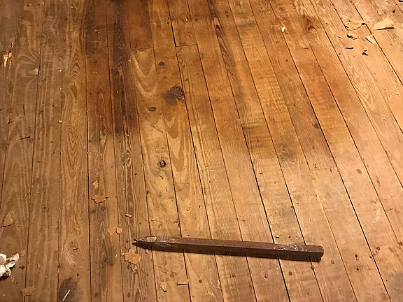 Refinished original hardwood