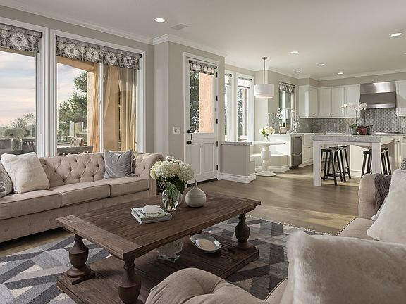 Kitchen open to family room