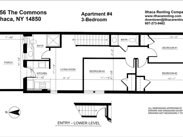 156 E State St APT 4, Ithaca, NY 14850