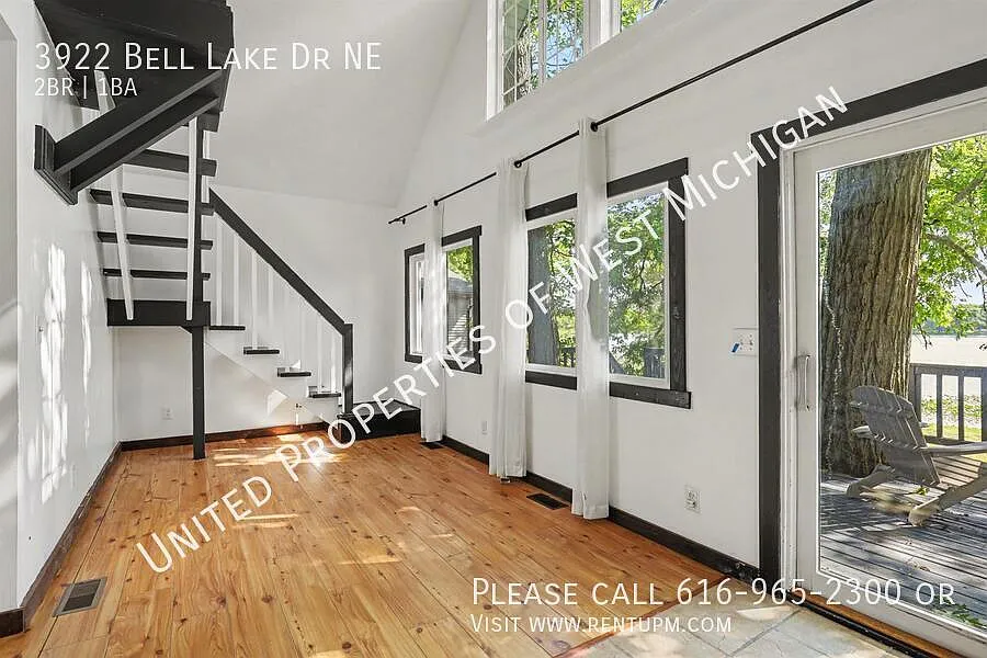 Available Now | Waterfront 2 Bed 1 Bath Single Family Home In Ada | Large Back Porch Overlooking ... — Photo 4