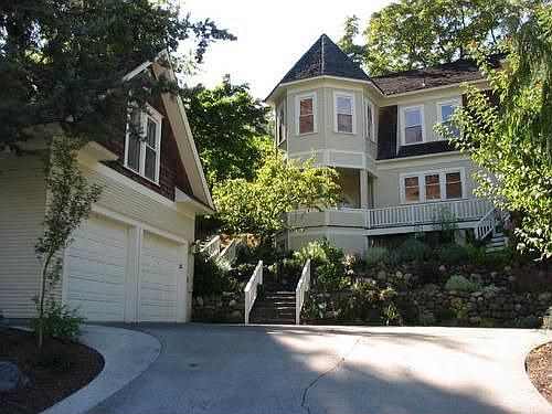 The house and garage/apartment