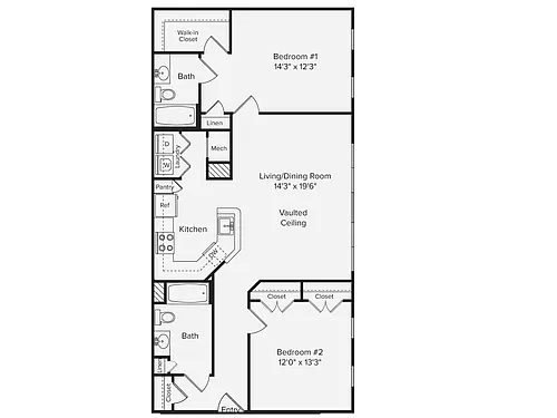 Floor plan B8