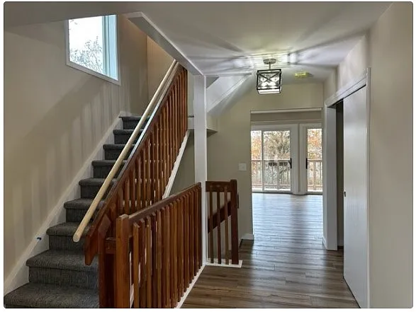 Front entryway with ample storage in closet - H5 Stonehedge Dr