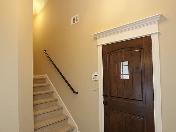 Beautiful entry with hardwood flooring