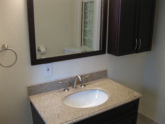Bathroom Granite Sink, Mirror & Medicine Cabinet