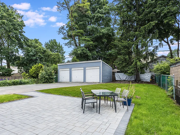 Patio and Garage