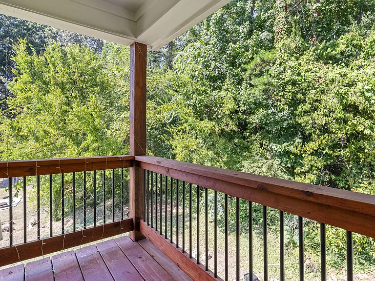 Private balcony from owner's bedroom