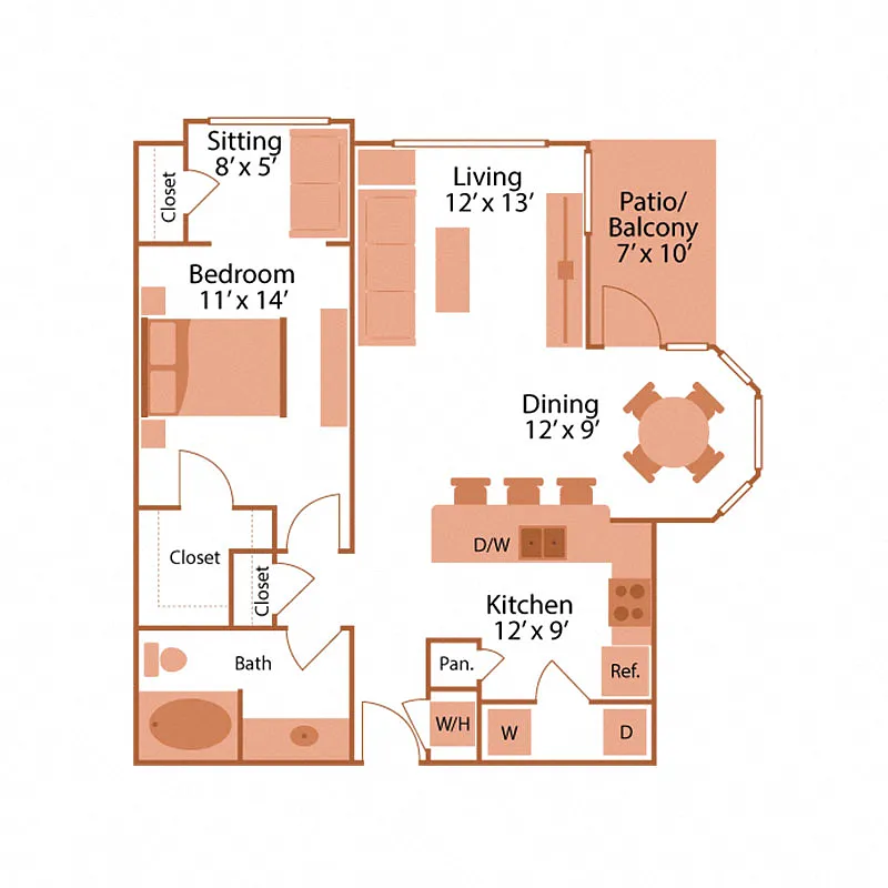 Floor plan Burr (A2)