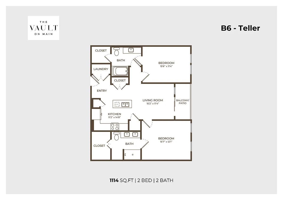 Floor plan B6 Teller