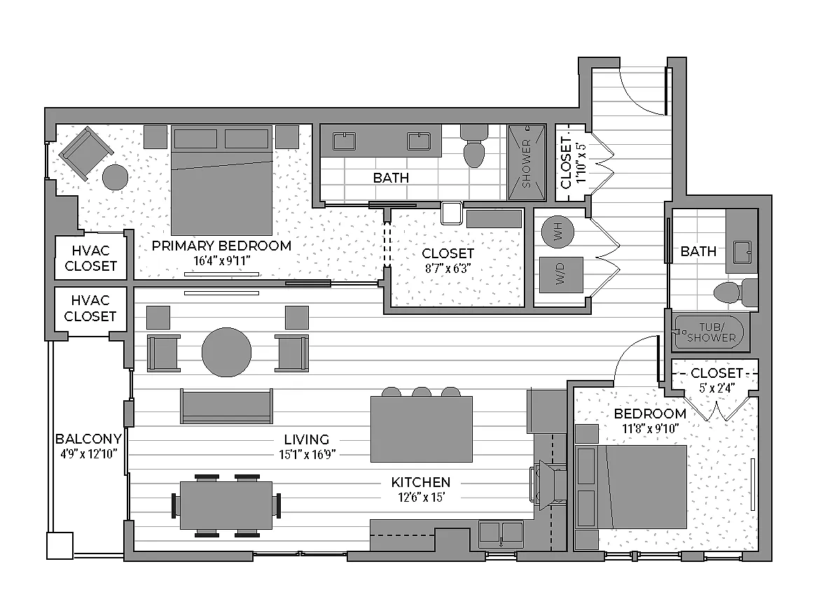 Floor plan Plan T