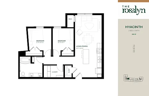 Floor plan Hyacinth