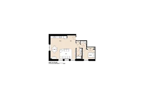 Floor plan 1st Floor Apartment - 101