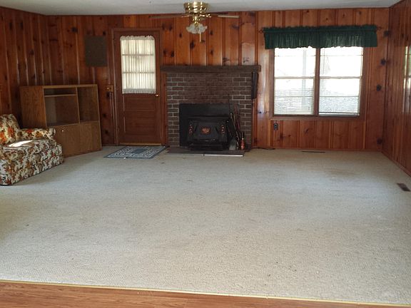 Knotty pine living room